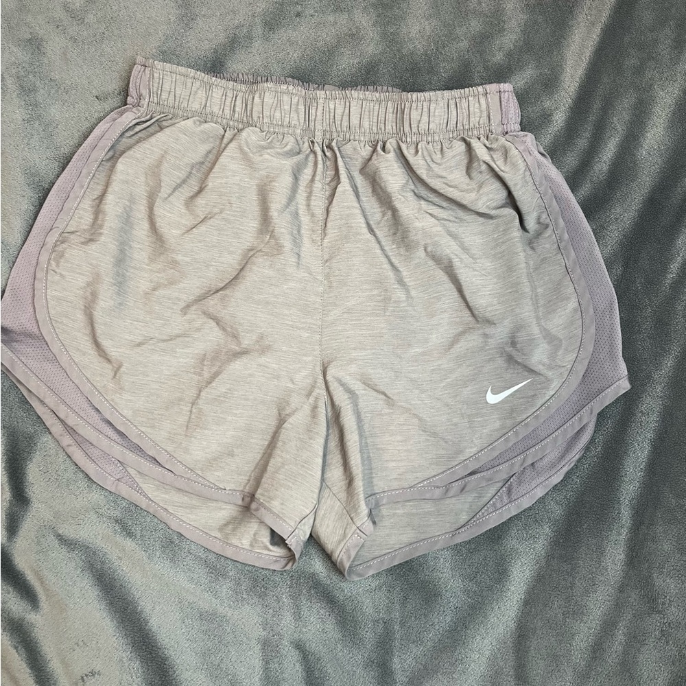 Nike Women Gray Running Shorts size S - Picture 2 of 5